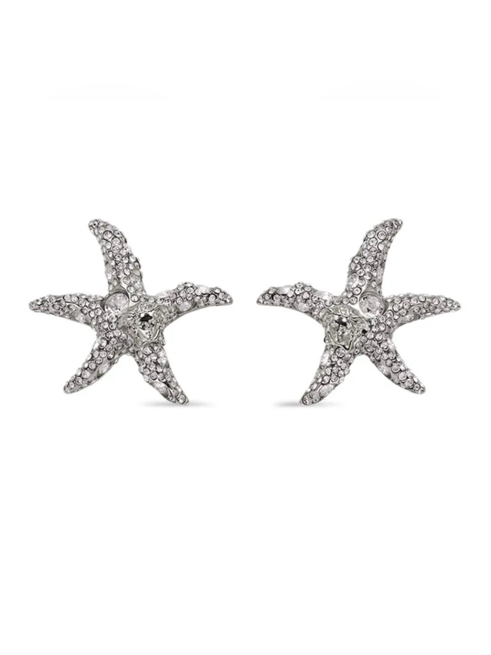 Rare Authentic Versace Barocco Sea embellished earrings